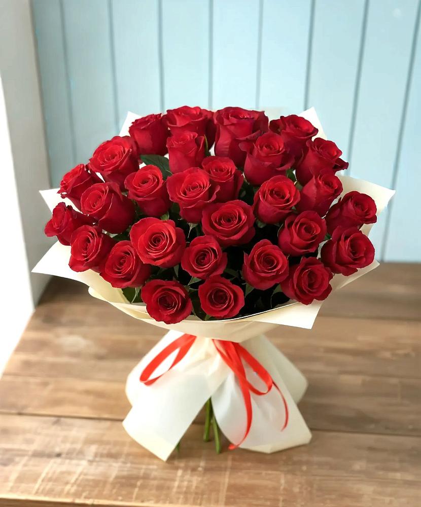 Букет 29 Красных роз в Калистово