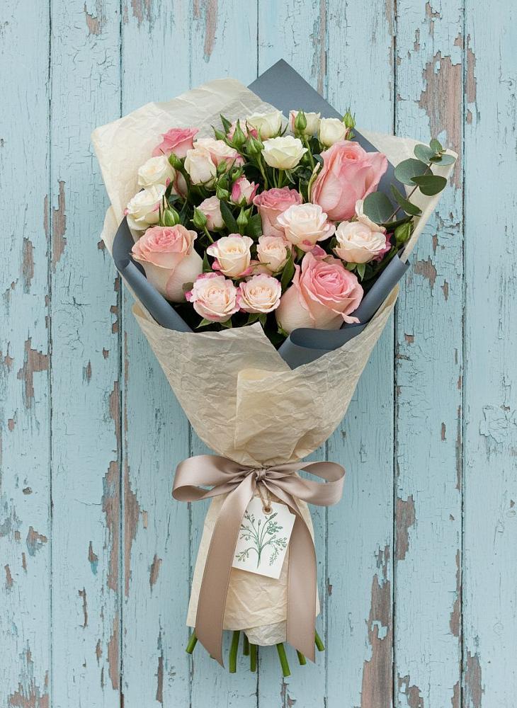 Букет цветов из: Розы в Калистово