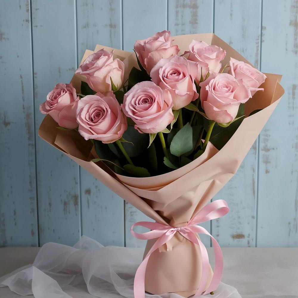 Букет цветов из: Розы в Калистово