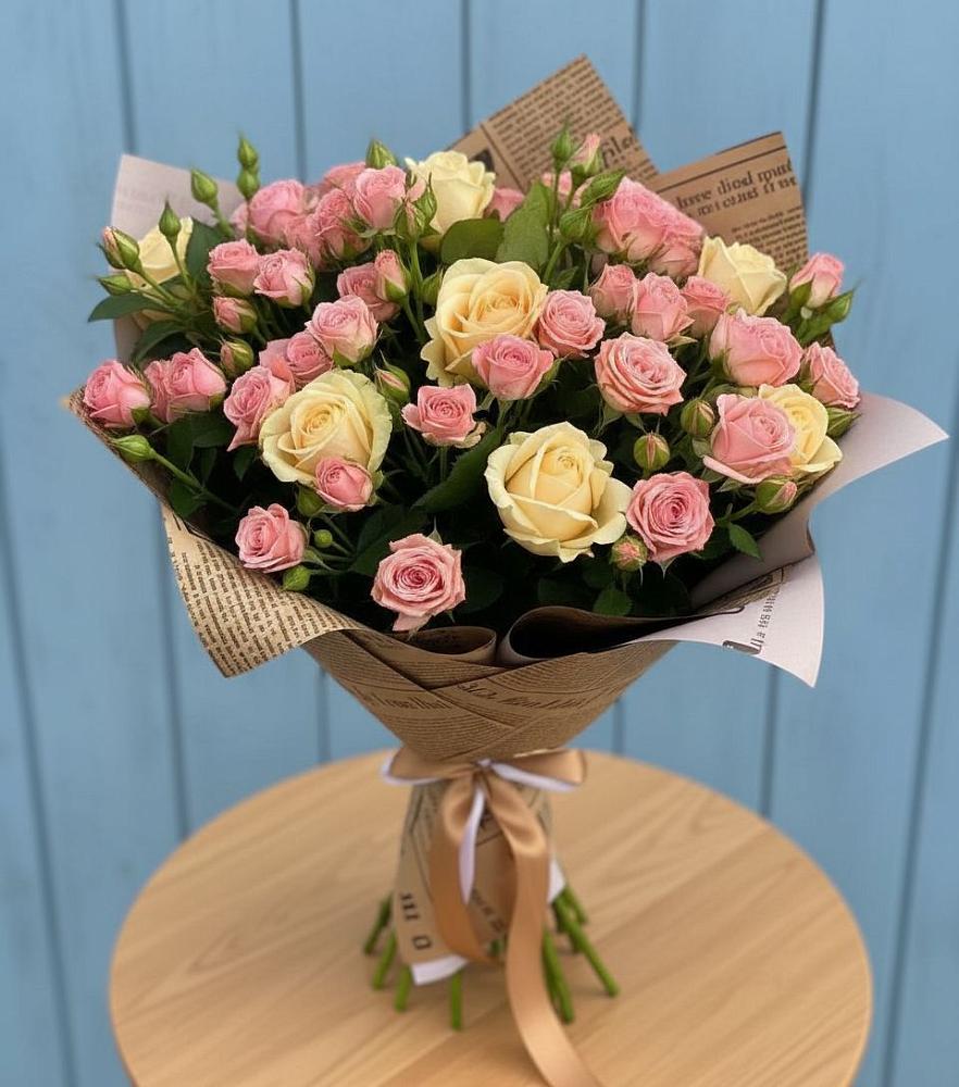 Букет цветов из: Розы в Калистово