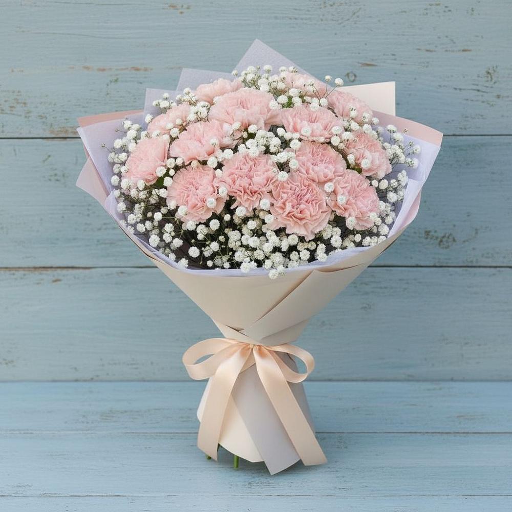 Букет цветов из: Гвоздики в Калистово