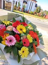 Букет цветов из:  Герберы #REPLACE_PRED# Калистово