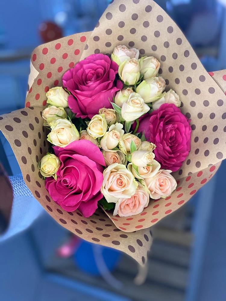 Букет цветов из: Розы в Калистово