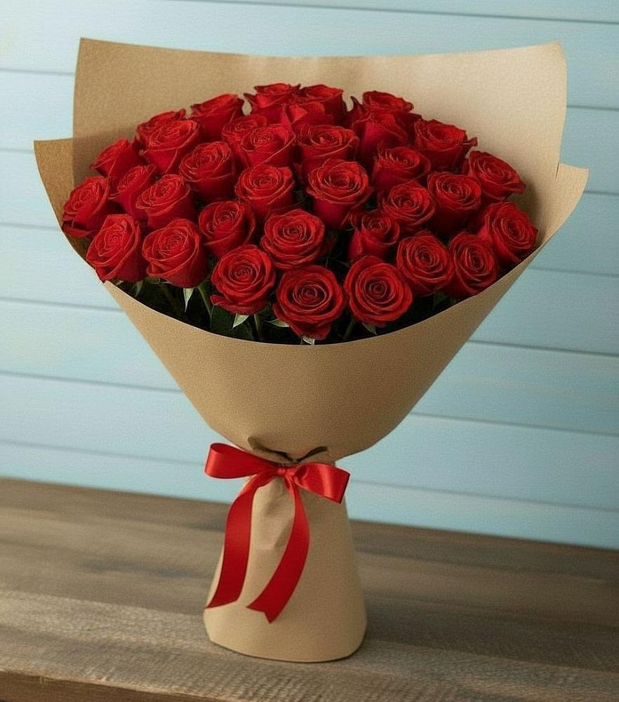 Букет Красные розы Милано в Калистово