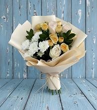 Букет цветов из:  Розы и Хризантемы #REPLACE_PRED# Калистово