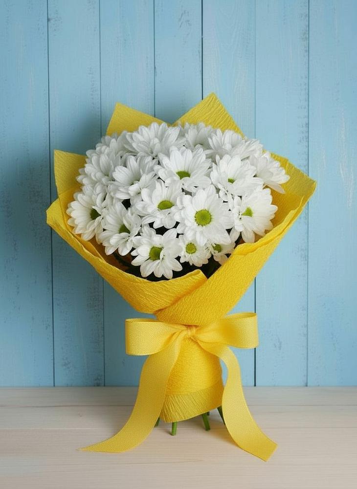 Букет цветов из: Хризантемы в Калистово