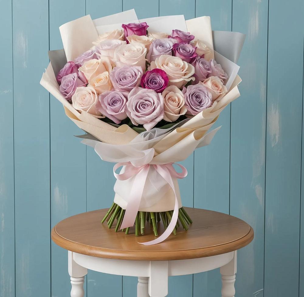 Букет цветов из: Розы в Калистово