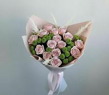 Букет цветов из:  Розы и Хризантемы #REPLACE_PRED# Калистово