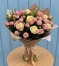 Букет цветов из:  Розы в Калистово