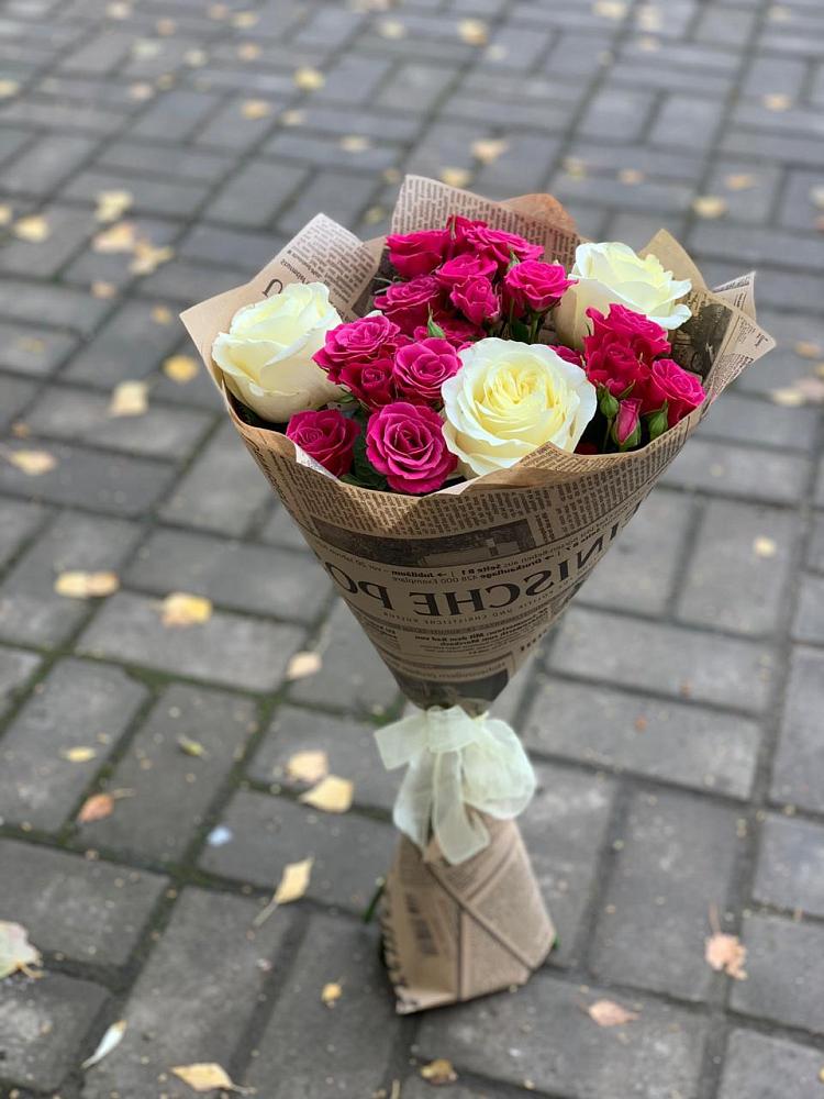 Букет цветов из: Розы в Калистово