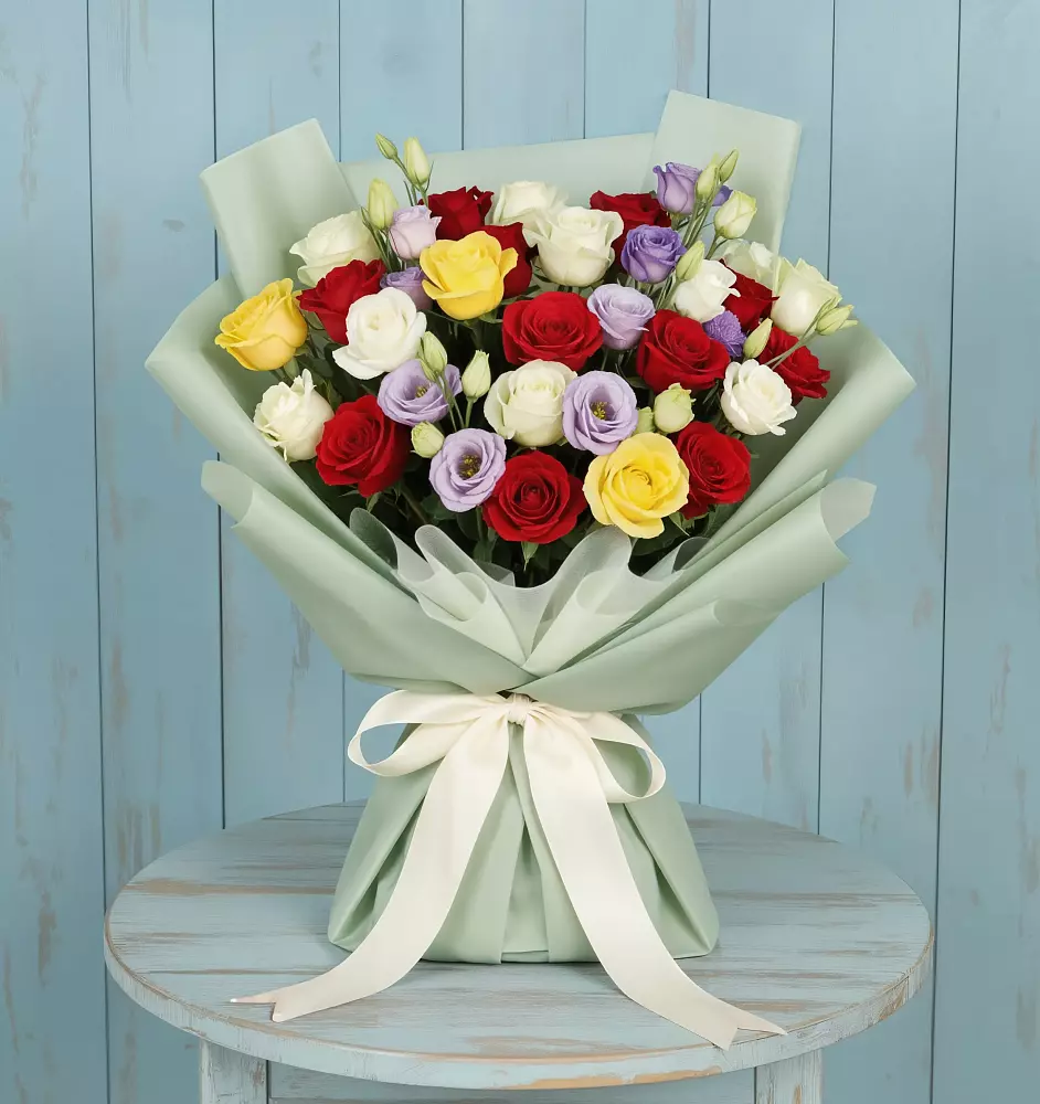 Букет цветов из: Розы в Калистово