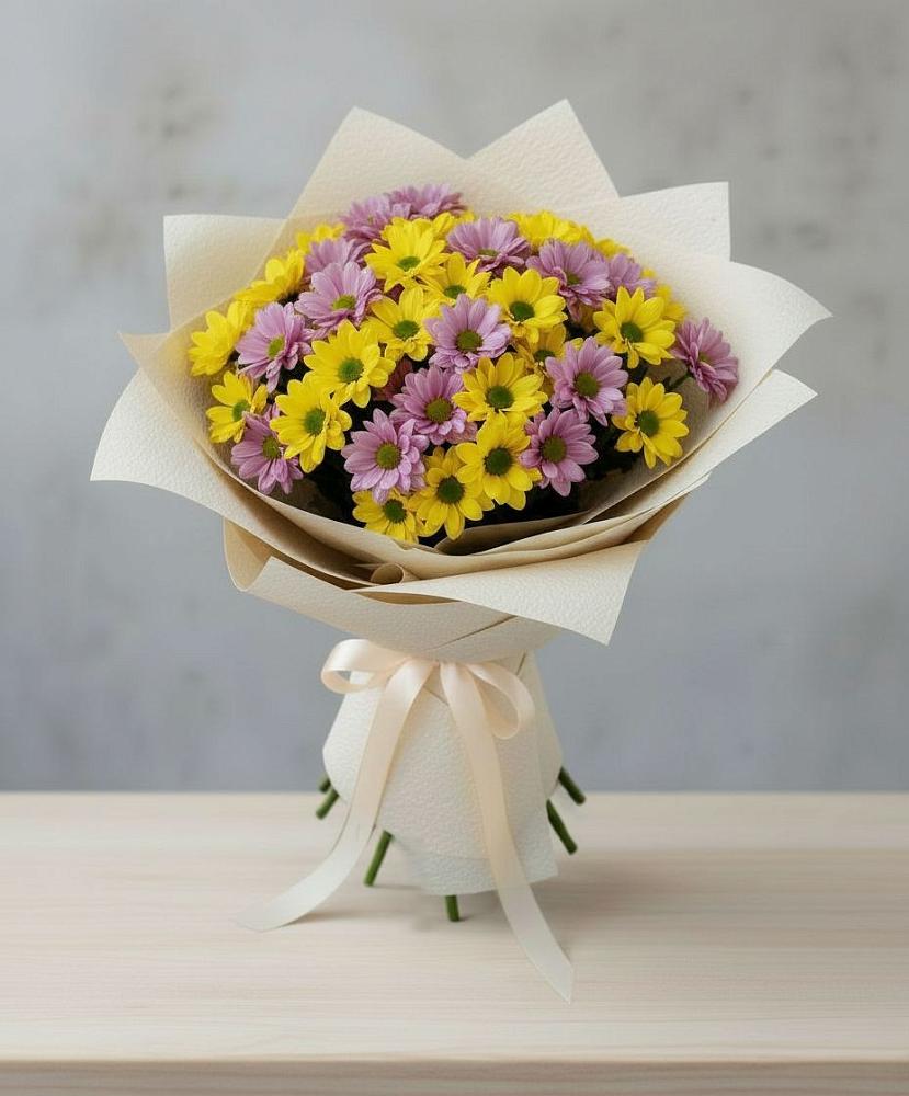 Букет цветов из: Хризантемы в Калистово